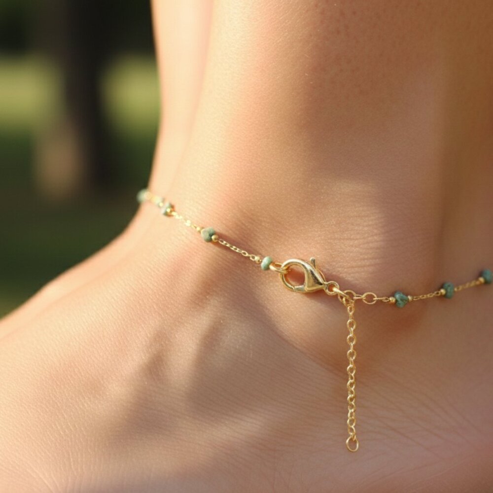 Elegant Handmade Anklet – Perfect for Women & Girls | Ideal Gift Option, DYC1316
